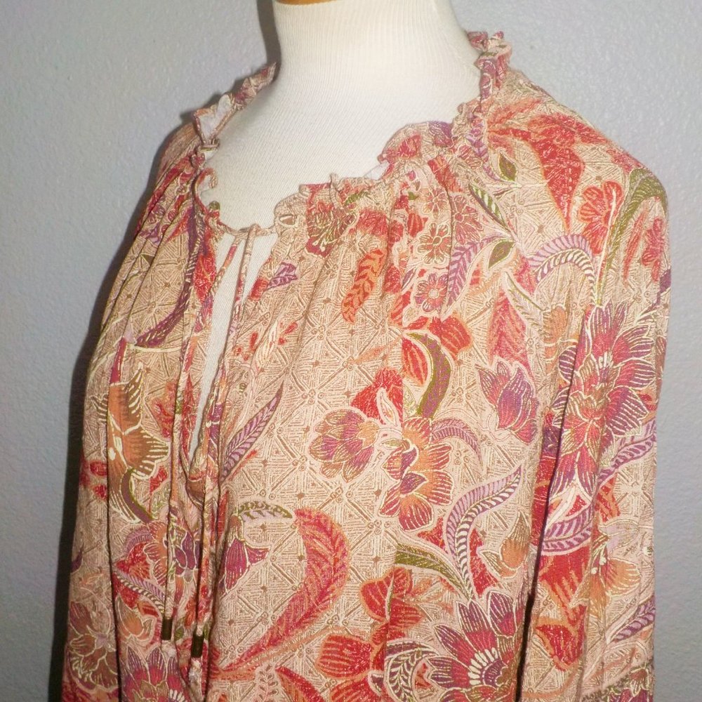 Vici Clothing Ms Size Large Multi-Color Floral Pr… - image 6